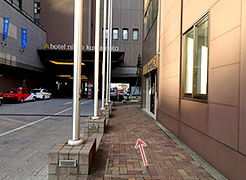 武道場・事務局の入り口